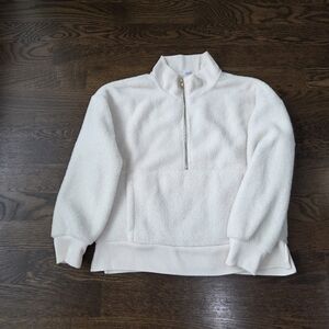 Athletic Collection By 26 International Quarter-Zip Fleece Pullover Sz.L